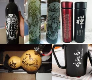 甘孜藏族自治州色达县酒瓶葫芦工艺品激光雕刻机